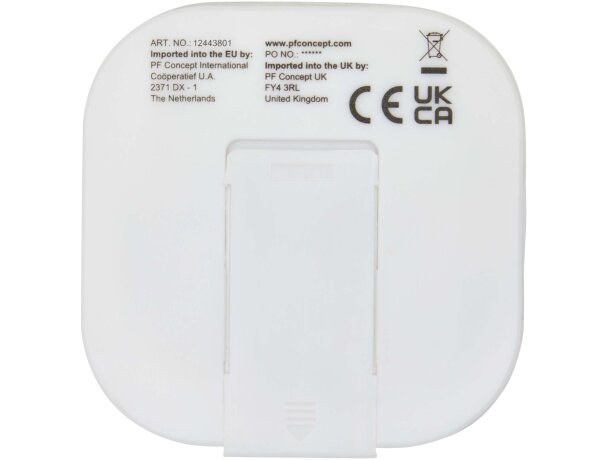 Auriculares tipo C Baekdu con plástico ABS reciclado Blanco detalle 3