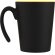 Taza de cerámica con asa Oli 360 ml personalizable Amarillo/negro intenso detalle 6