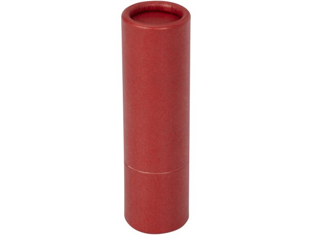 Bálsamo labial Adony SPF15 en envase de papel reciclado Rojo detalle 16