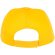 Gorra infantil de 5 paneles Feniks Kids Amarillo detalle 7