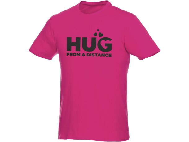 Camiseta de manga corta para hombre Heros Magenta detalle 17