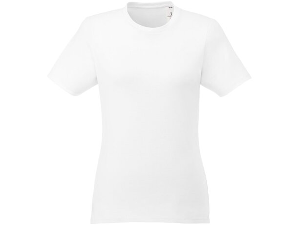 Camiseta de manga corta para mujer ”Heros” Blanco detalle 3