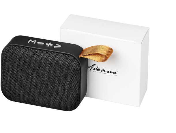 Altavoz Bluetooth Fashion con rejilla de tela tejida Rojo detalle 20