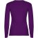 Camiseta manga larga mujer algodón 100% Roly Extreme Morado detalle 34