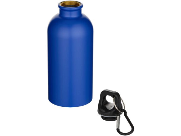 Botella de agua Oregon 400ml con acero inoxidable reciclado RCS Azul real detalle 6