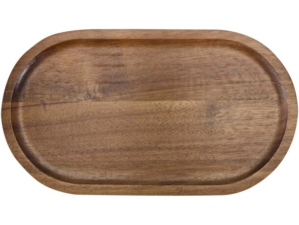 Bandeja de madera de acacia Edge para servir Madera detalle 2