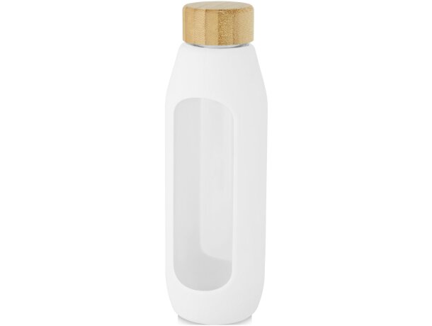 Botella de vidrio borosilicato de 600 ml con agarre de silicona Tidan barata