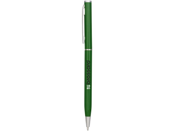 Bolígrafo de aluminio Slim Verde detalle 7