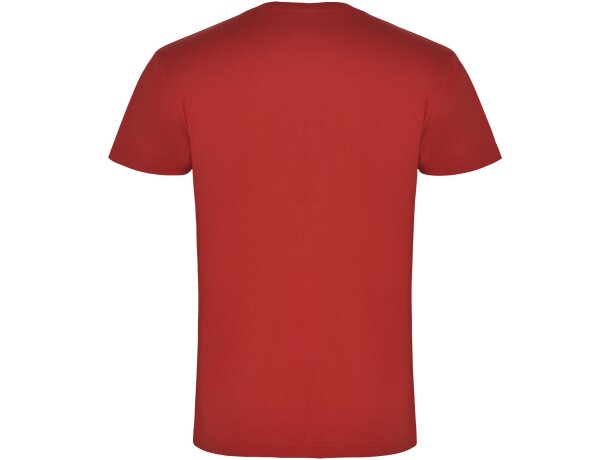 Camiseta cuello pico manga corta hombre Samoyedo Roly algodón Rojo detalle 26