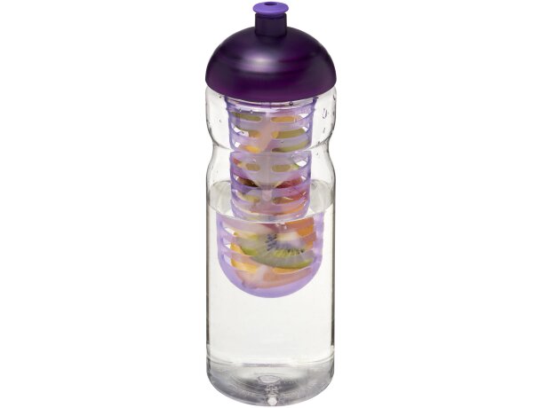 H2O Active® Base Bidón deportivo e infusor con Tapa Dome de 650 ml Transparente/rosa detalle 16