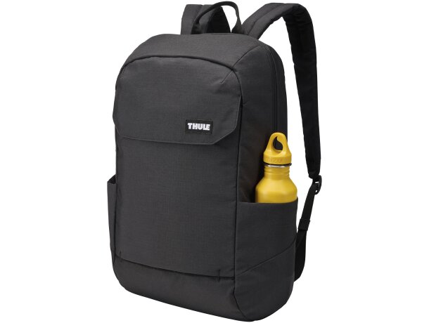 Mochila 20L Thule Lithos con compartimento acolchado portátil Negro intenso detalle 8