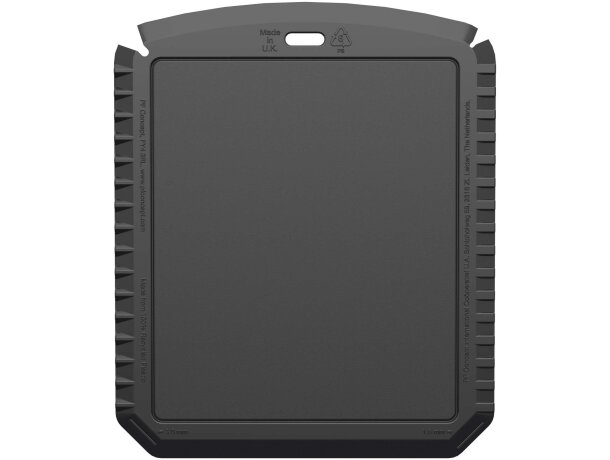 Rascador hielo rectangular reciclado Thrym Negro intenso detalle 6