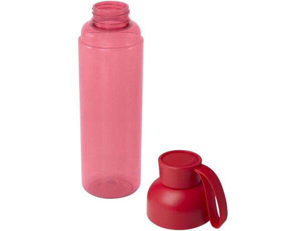 Botella agua RPET 600ml Illuminate con asa silicona Rojo detalle 40