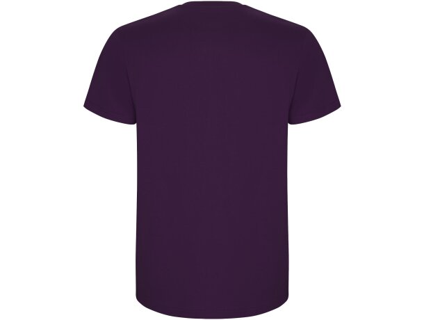 Camiseta manga corta hombre Stafford Roly algodón 190 g/m² Morado detalle 122
