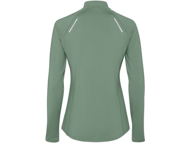 Sudadera técnica con media cremallera mujer Estambul Roly detalle 10