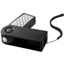 Linterna plegable de 15 leds personalizada negro intenso Linterna plegable de 15 leds personalizada negro intenso