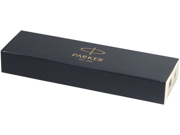 Rollerball Parker IM metal con cartucho líquido y estuche Negro intenso detalle 4