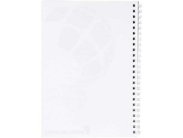 Libreta A5 con espiral y cubierta de PP Desk-Mate® Blanco detalle 5
