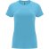 Camiseta manga corta mujer Capri Roly 100% algodón 170 g/m² Azul turquesa