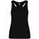 Camiseta deportiva sin mangas mujer Shura Roly cool fit Negro intenso