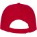 Gorra dividida en 6 paneles. Ideal para merchandising Rojo detalle 16