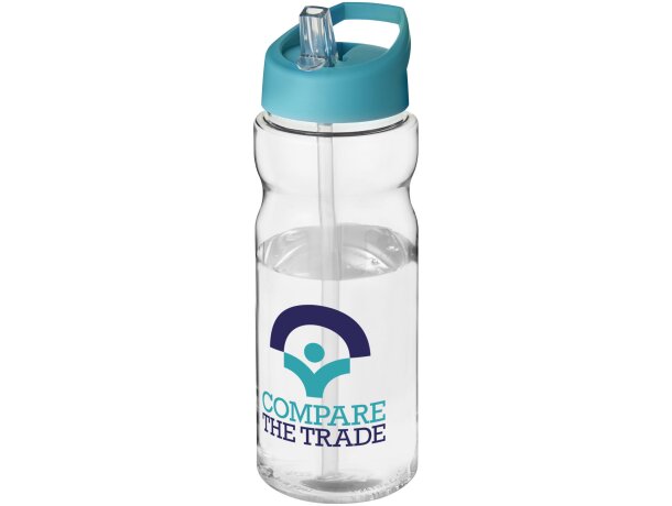 H2O Active® Base Bidón deportivo con tapa con boquilla de 650 ml Transparente/azul aqua detalle 66