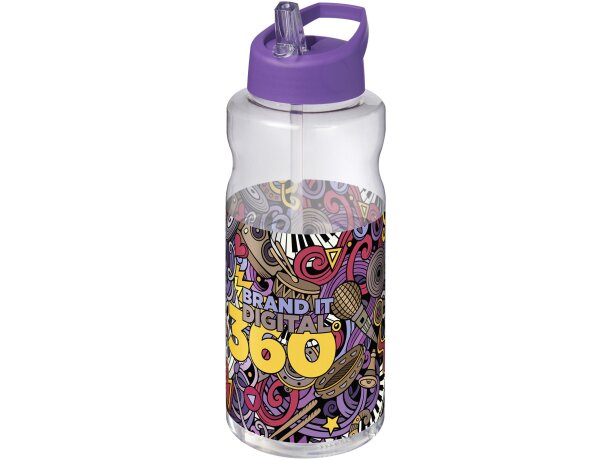 Bidón deportivo H2O Active Big Base de 1 litro sin BPA Morado detalle 1