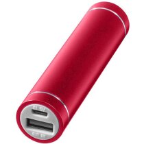 Batería externa 2200 mah de aluminio negro intenso