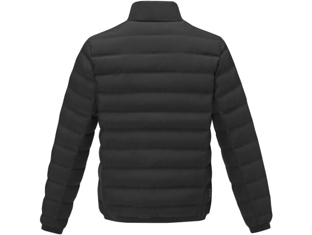 Chaqueta plumón reciclado certificado RDS hombre Macin Negro intenso detalle 13