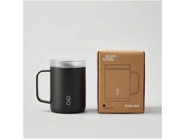 Taza Ocean Bottle 350ml acero reciclado con asa ergonómica detalle 5