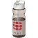 Bidón deportivo de 650 ml con tapa con boquilla H2O Active® Base Tritan™ Carbón/blanco detalle 10