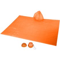 Llavero con poncho impermeable personalizado rojo Llavero con poncho impermeable personalizado rojo