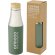 Botella de acero inoxidable con aislamiento al vacío de cobre de 540 ml con tapa de bambú Hulan Verde mezcla detalle 19