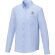 Camisa manga larga hombre Pollux Oxford CVC personalizable Azul claro detalle 6