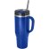 Vaso térmico con pajita Melbourne 1200ml acero reciclado Azul real