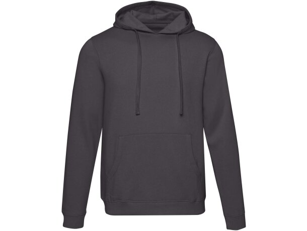 Sudadera con capucha unisex Spinel algodón orgánico certificado Gris detalle 14