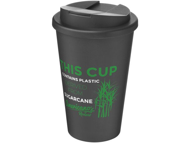 Vaso con aislamiento de 350 ml con tapa antigoteo Americano®­­ Renew con logo