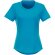 Camiseta de manga corta de material reciclado GRS para mujer Jade Azul nxt detalle 15