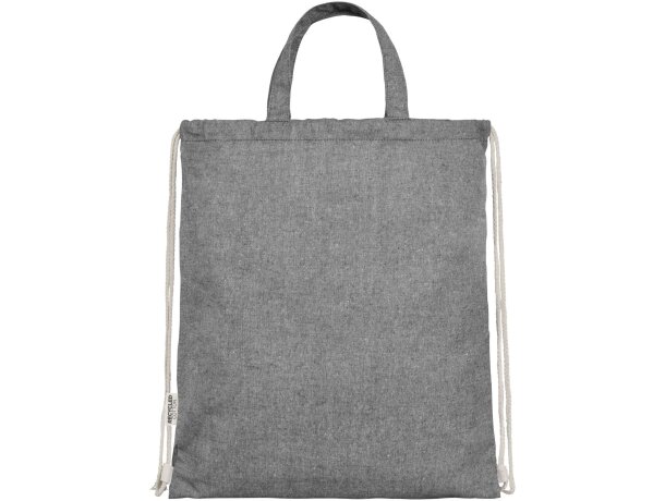 Mochila de cuerdas Aware Pheebs reciclada con rastreador QR Negro detalle 13