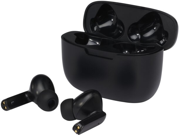 Auriculares inalámbricos Bluetooth Essos con emparejamiento auto Negro intenso detalle 14