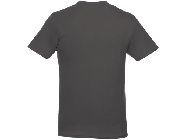 Camiseta de manga corta para hombre Heros Gris tormenta detalle 98