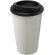 Vaso de plástico con tapa de rosca polipropileno reciclado 350ml Blanco/negro intenso