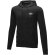 Sudadera con capucha y cremallera completa hombre Theron Negro intenso detalle 35