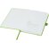 Libreta tapa dura plástico oceánico reciclado Thalaasa FSC Verde manzana detalle 29