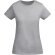 Camiseta mujer algodón orgánico Breda de Roly Gris jaspeado