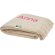 Manta sostenible Ivy de mohair y RPET con certificación GRS Beige detalle 2