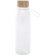 Botella de cristal Porto 500 ml con tapa de bambú Transparente claro detalle 2
