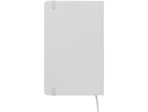 Libreta tapa dura rayada Classic Moleskine con cierre elástico Blanco detalle 16
