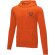Sudadera con capucha y cremallera completa hombre Theron Naranja detalle 11