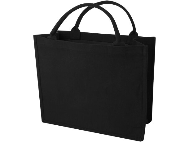 Bolsa tote cuadrada Page algodón y poliéster reciclado 500g detalle 25
